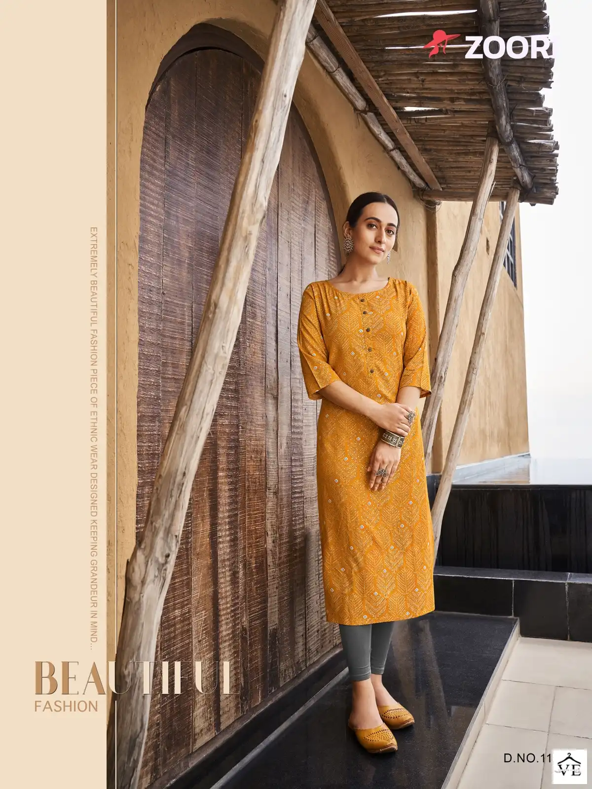 Zoori Akshara Vol 20 Rayon Wholesale Kurti Catalog — Wholesale Kurtis, MPA wholesale from Surat - Gallery Image 5