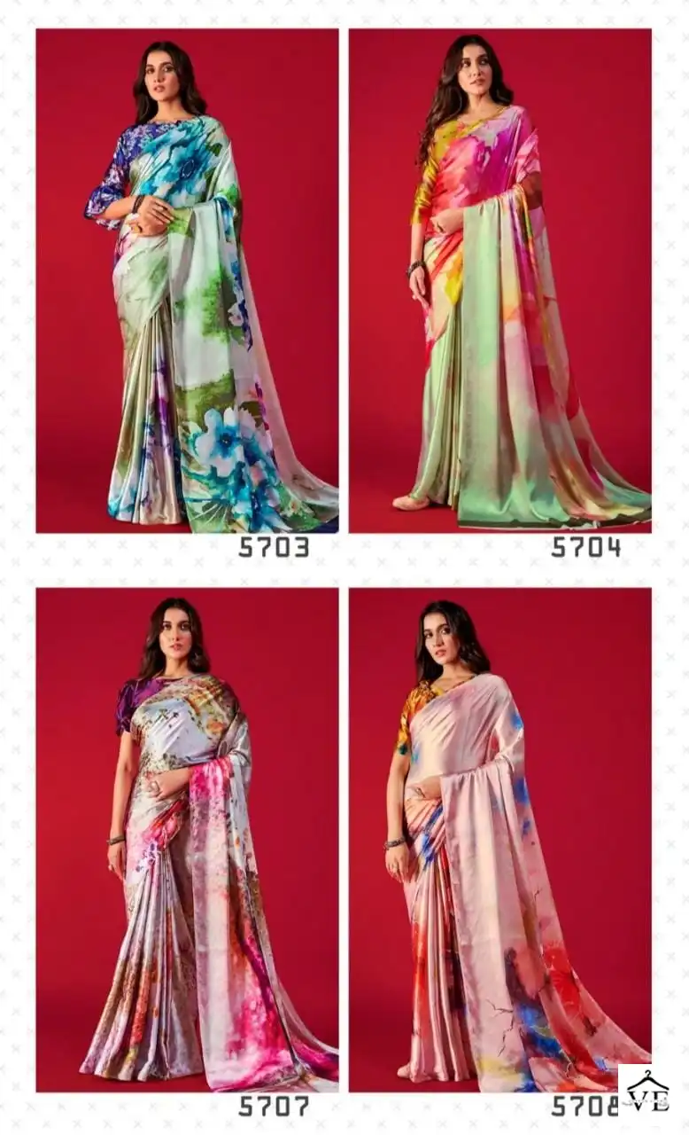 Rajpath Alexa Pure Satin Crepe Wholesale Saree Catalog — Wholesale Sarees, MPA wholesale from Surat — view 18