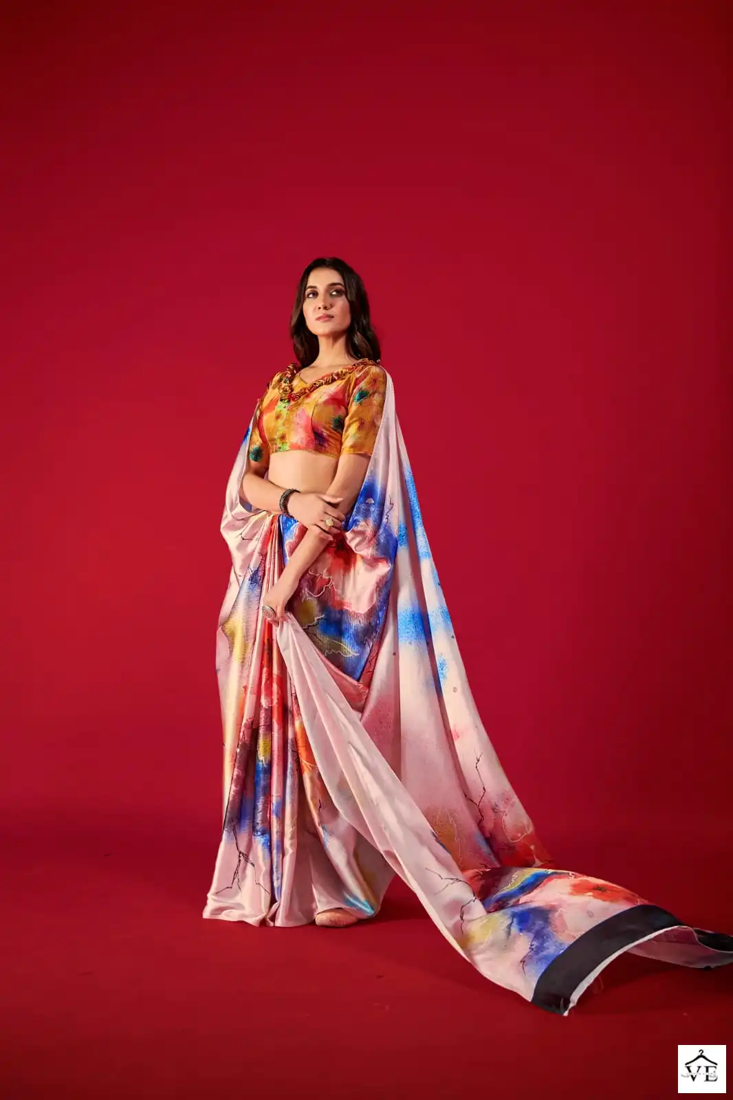 Rajpath Alexa Pure Satin Crepe Wholesale Saree Catalog — Wholesale Sarees, MPA wholesale from Surat - Gallery Image 7