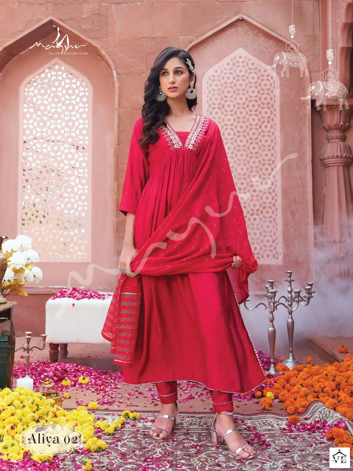 Mayur Fashion Aliya Mayur Fashion Wholesale Readymade Suits Catalog — Wholesale Salwar Suits, Mayur Dress wholesale from Surat - Gallery Image 6