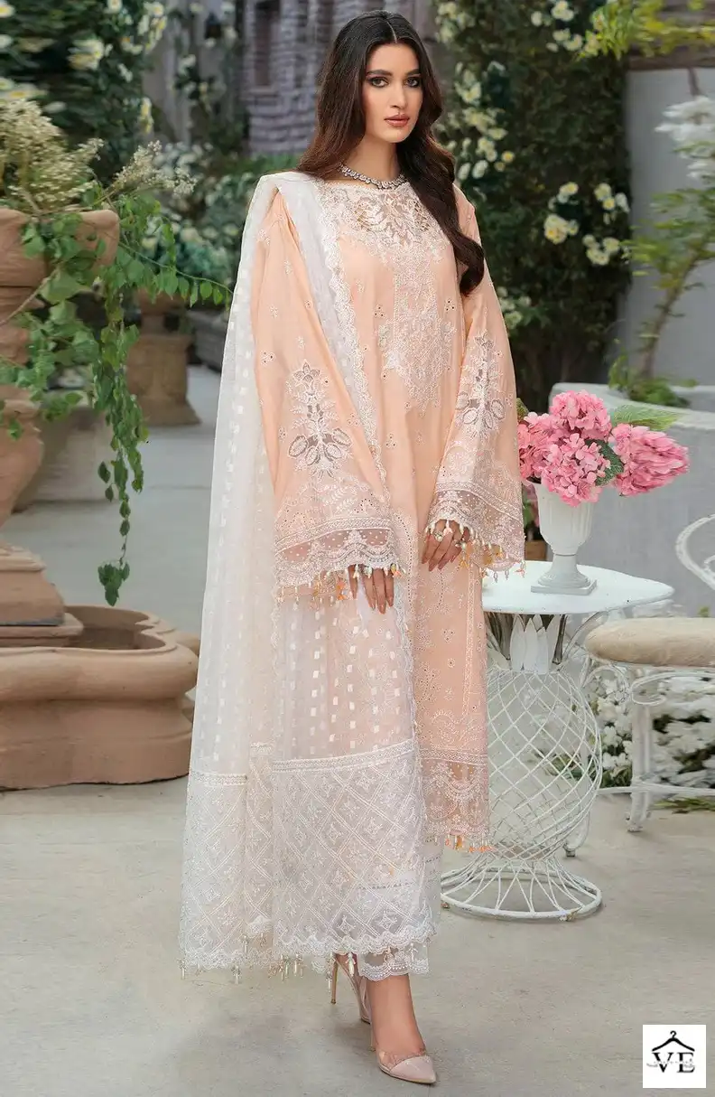 Deepsy Anaya Embroidered Collection-23 Pure Cotton Wholesale Pakistani Salwar Suit Catalog — Wholesale Salwar Suits, MPA wholesale from Surat — view 1