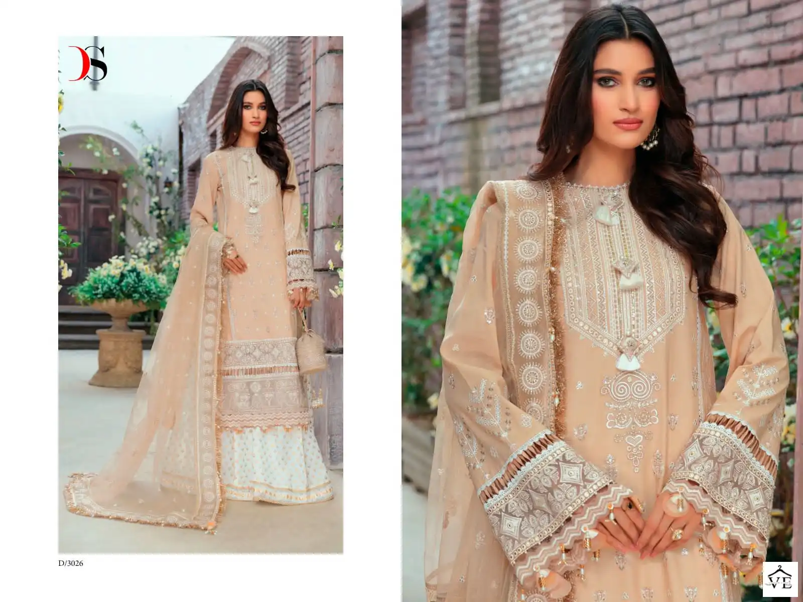 Deepsy Anaya Embroidered Collection-23 Pure Cotton Wholesale Pakistani Salwar Suit Catalog — Wholesale Salwar Suits, MPA wholesale from Surat - Gallery Image 3