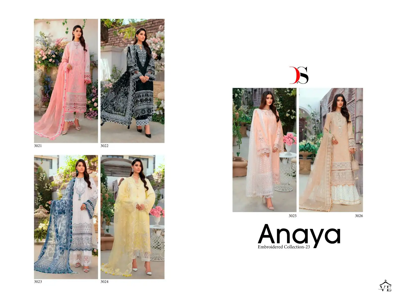 Deepsy Anaya Embroidered Collection-23 Pure Cotton Wholesale Pakistani Salwar Suit Catalog — Wholesale Salwar Suits, MPA wholesale from Surat — view 7