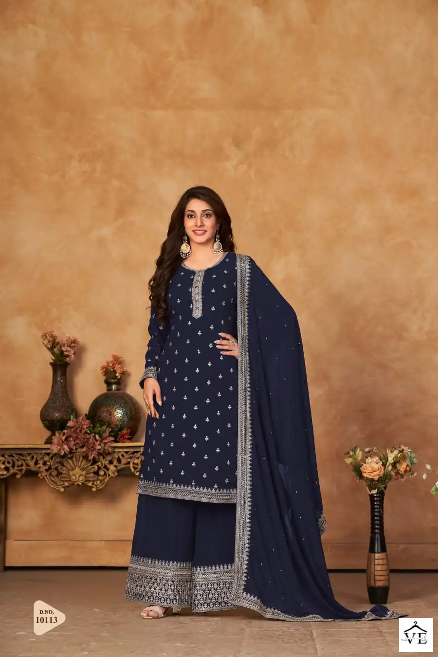 Anjubaa Vol 11 Faux Georgette Wholesale Designer Suit Catalog — Wholesale Salwar Suits, MPA wholesale from Surat - Gallery Image 4