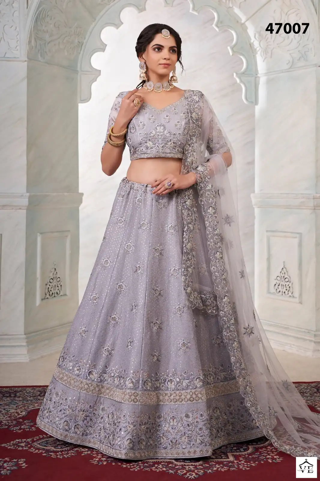 Arya Vol 45 Soft Net, Georgette Wholesale Lehenga Catalog — Wholesale Lehenga, MPA wholesale from Surat - Gallery Image 5