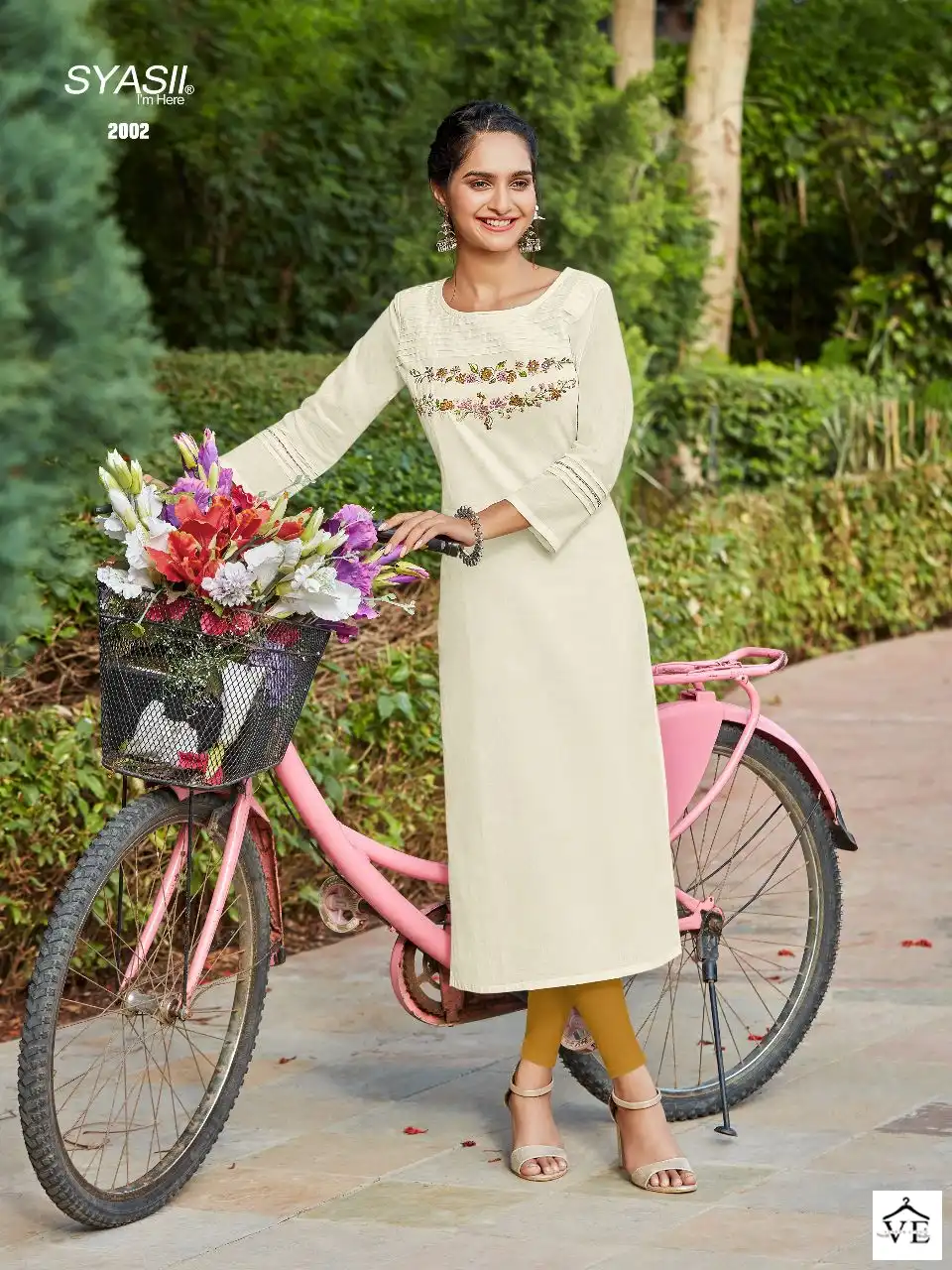 Syasii Ayat 100% Pure And Heavy Cotton Wholesale Kurti Catalog — Wholesale Kurtis, MPA wholesale from Surat - Gallery Image 6