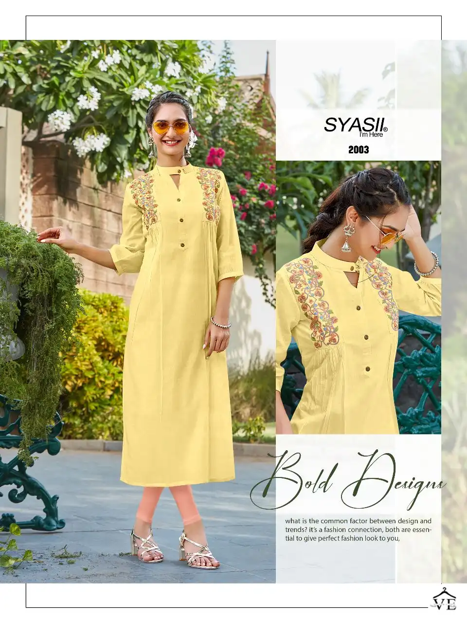 Syasii Ayat 100% Pure And Heavy Cotton Wholesale Kurti Catalog — Wholesale Kurtis, MPA wholesale from Surat - Gallery Image 3