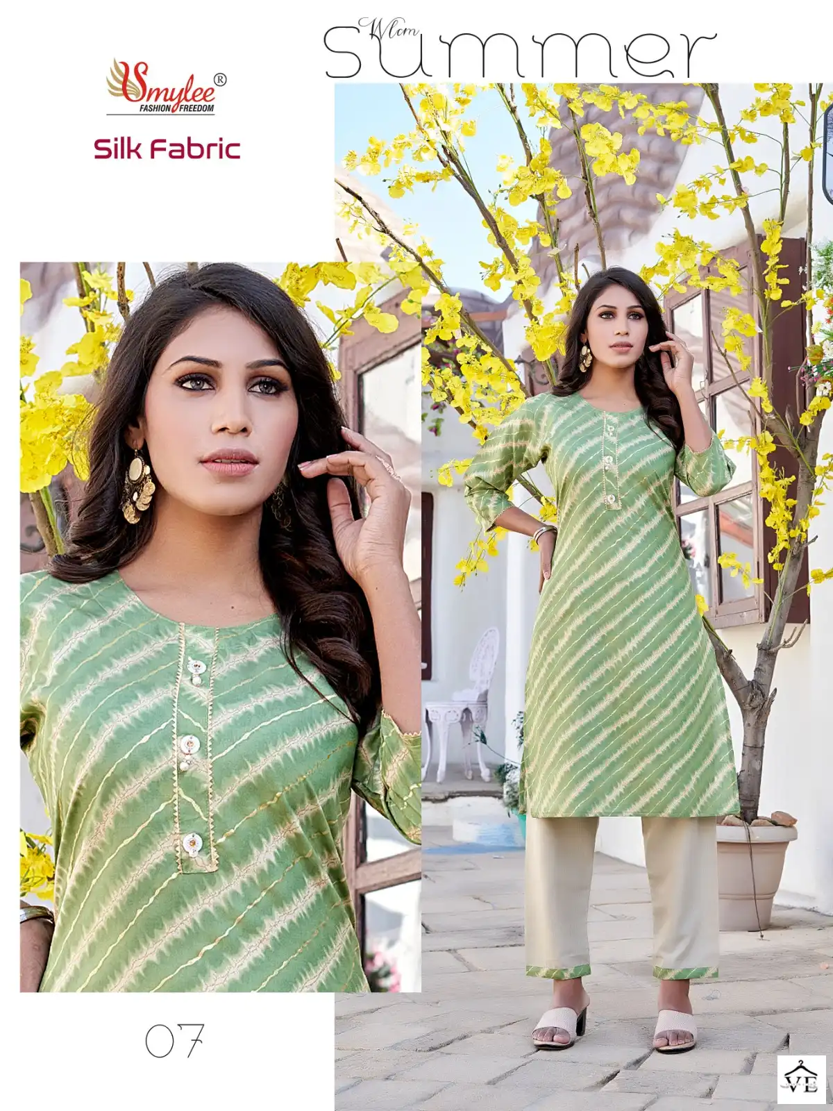 Rung Silk Modal Wholesale Kurti With Pant Catalog — Wholesale Kurtis, MPA wholesale from Surat — view 3