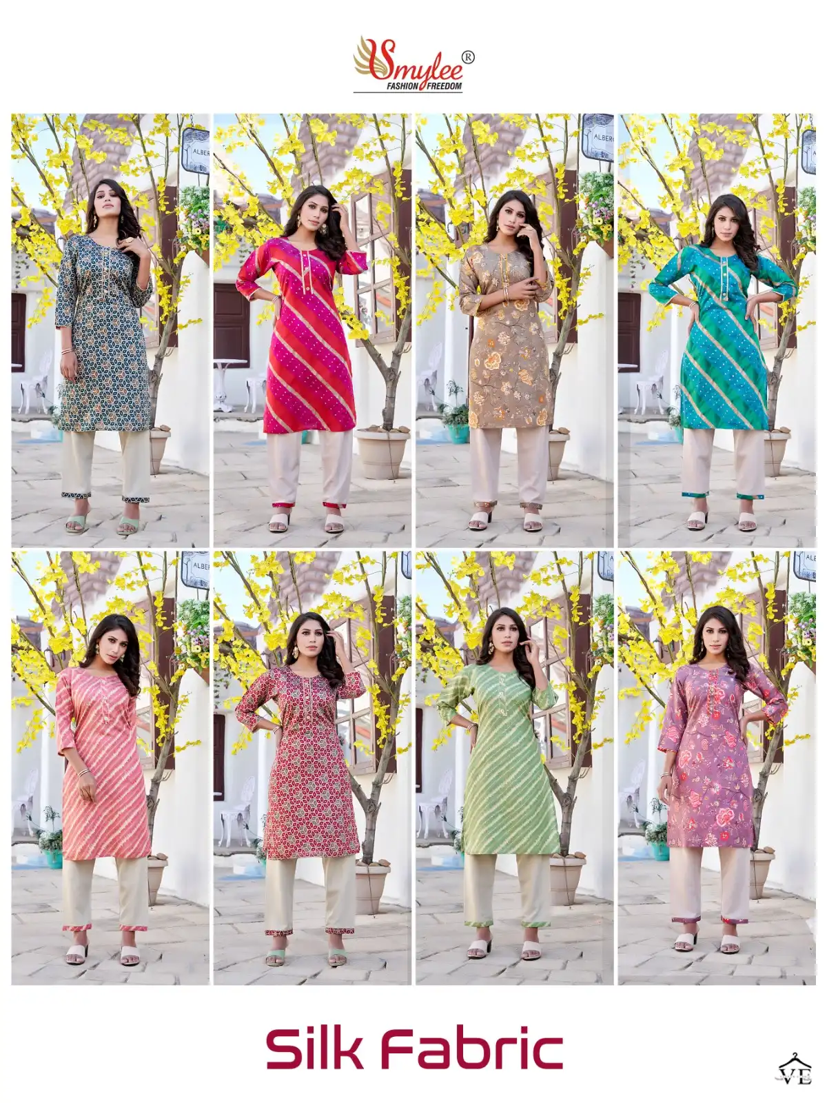 Rung Silk Modal Wholesale Kurti With Pant Catalog — Wholesale Kurtis, MPA wholesale from Surat — view 9