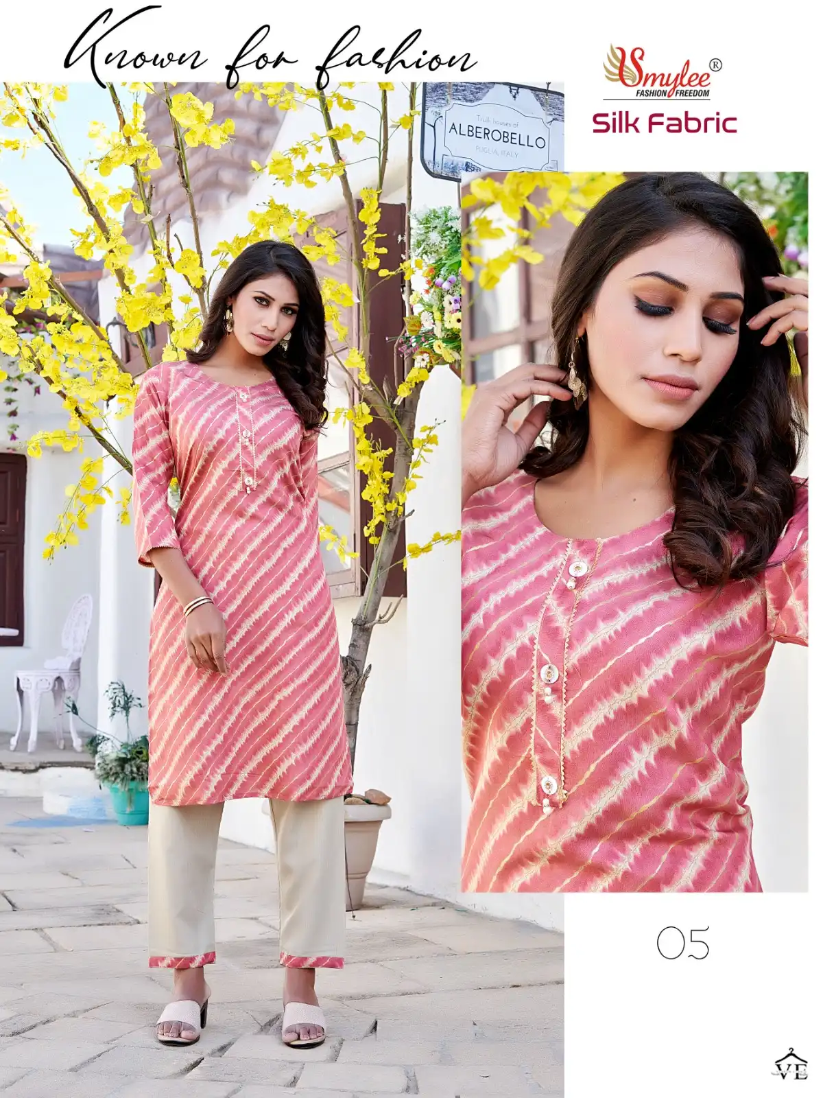 Rung Silk Modal Wholesale Kurti With Pant Catalog — Wholesale Kurtis, MPA wholesale from Surat — view 4