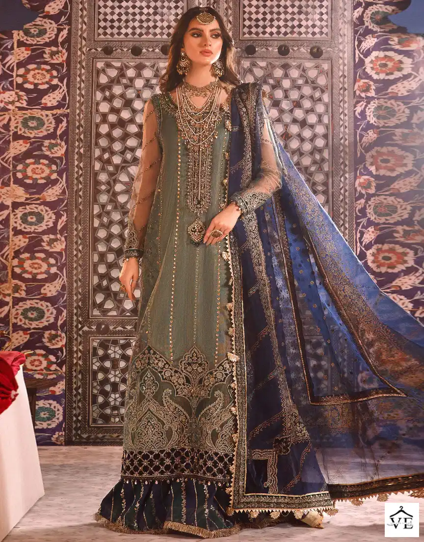 Fepic C-1553 Dual Tone Net Wholesale Pakistani Suit — Wholesale Salwar Suits, MPA wholesale from Surat — view 1