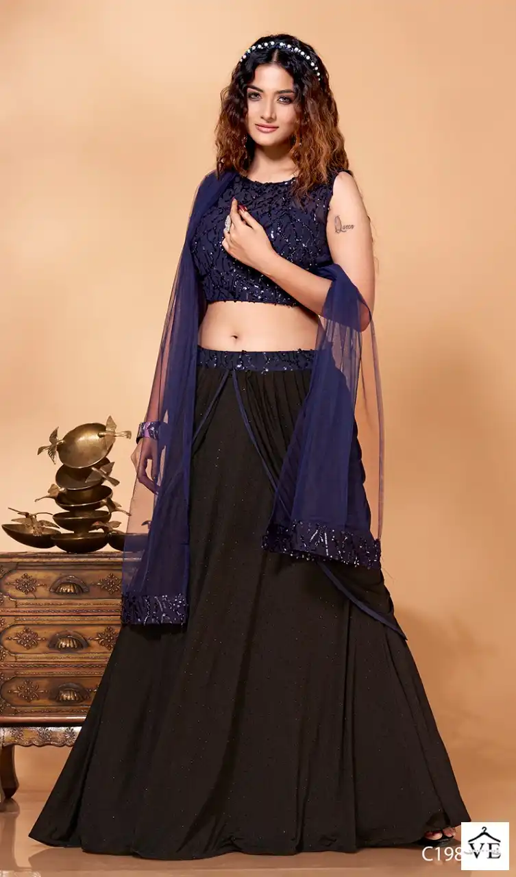 Amoha C-1984 Luxury Imported Wholesale Lehenga Catalog — Wholesale Lehenga, MPA wholesale from Surat - Gallery Image 2