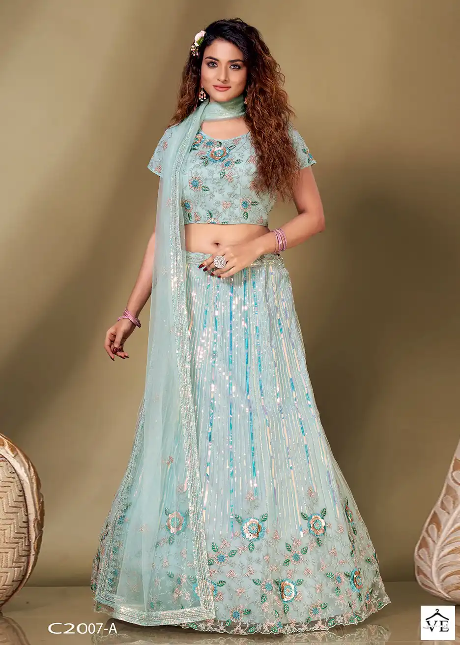 Amoha C2007 Fancy Wholesale Readymade Lehenga Catalog — Wholesale Lehenga, MPA wholesale from Surat — view 1