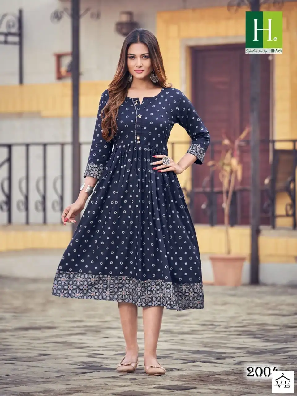 Hirwa Cadbury Vol 2 Heavy Quality Rayon Wholesale Kurti Catalog — Wholesale Kurtis, MPA wholesale from Surat - Gallery Image 3