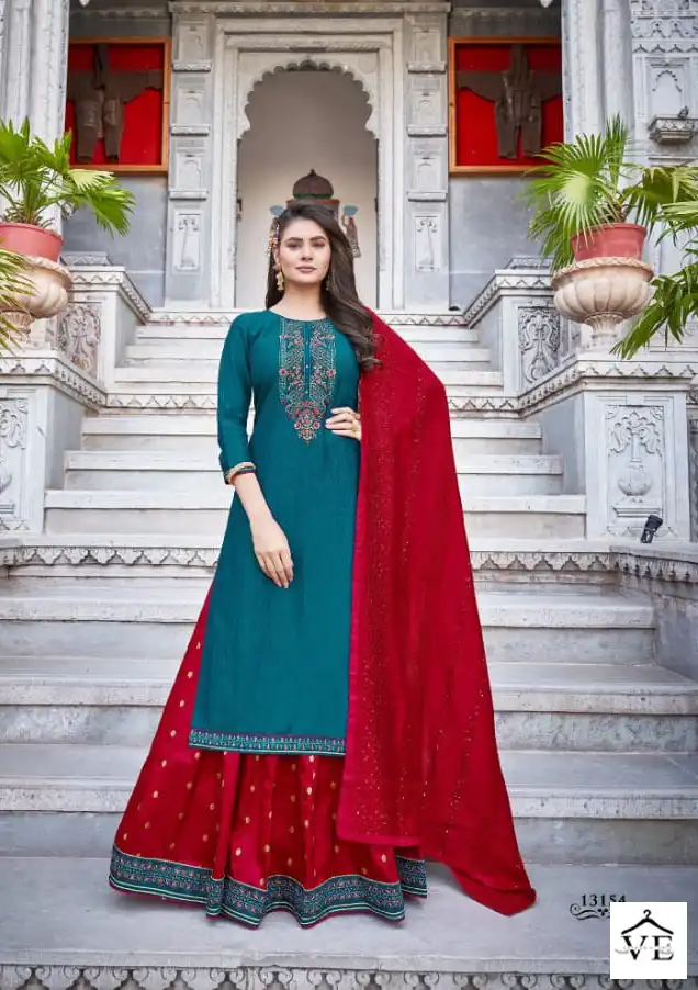 Kalaroop Carnival Vol 4 Parampara Silk Wholesale Readymade Salwar Suit Catalog — Wholesale Salwar Suits, MPA wholesale from Surat - Gallery Image 4
