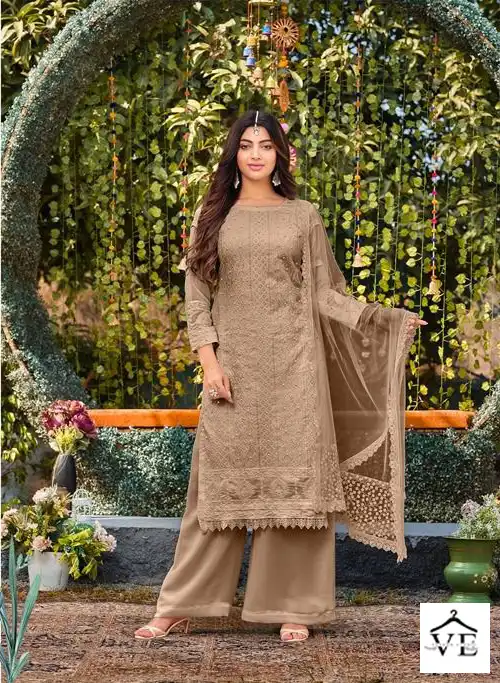 Mrudangi Celebration Colour Edition Heavy Faux Georgette Wholesale Designer Suits Catalog — Wholesale Salwar Suits, MPA wholesale from Surat - Gallery Image 5