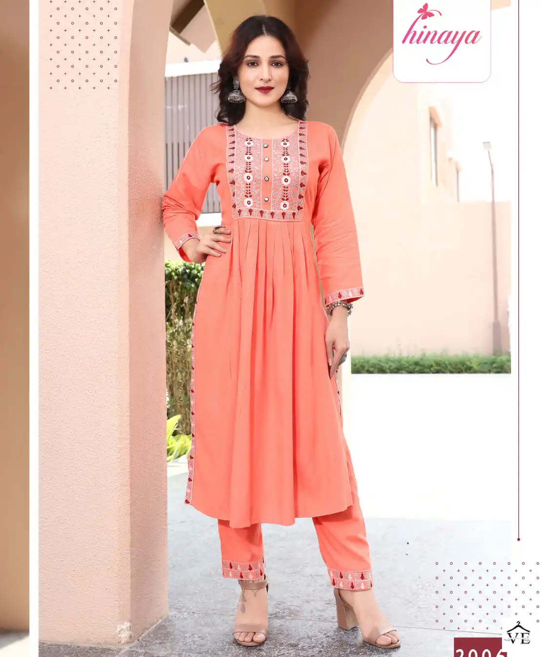 Hinaya Chahek Vol-2 Rayon Textured Wholesale Kurti Catalog — Wholesale Kurtis, MPA wholesale from Surat — view 1