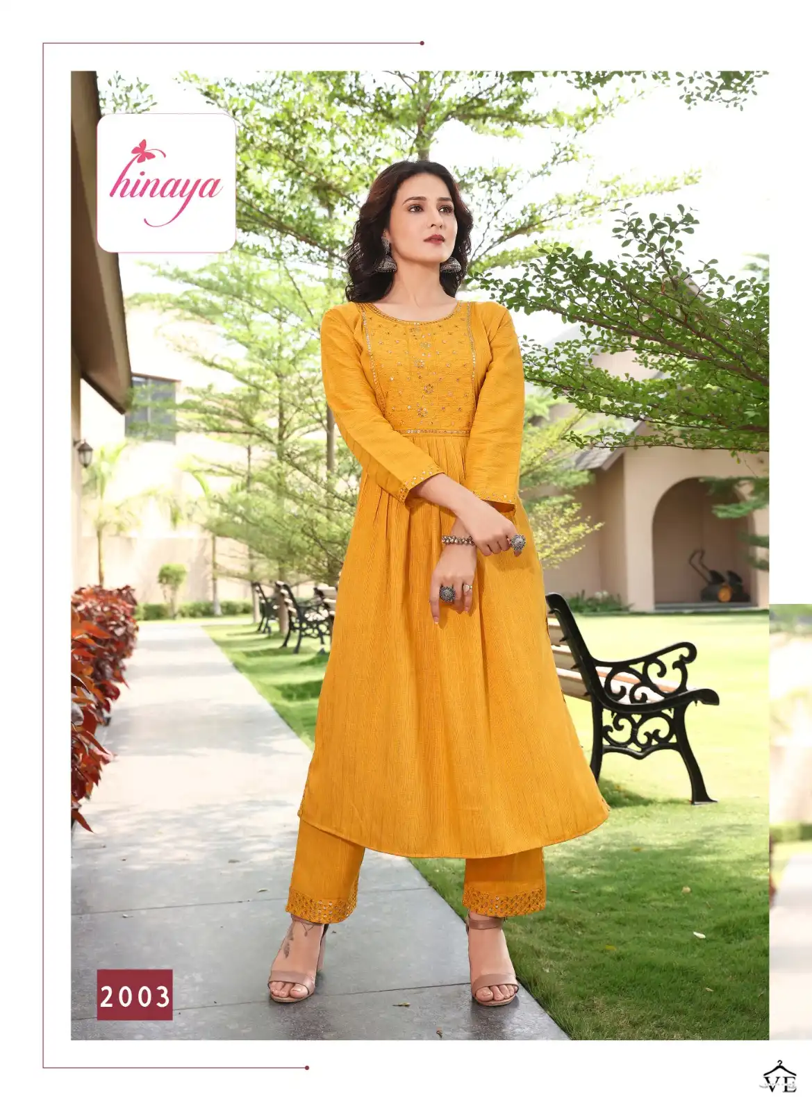 Hinaya Chahek Vol-2 Rayon Textured Wholesale Kurti Catalog — Wholesale Kurtis, MPA wholesale from Surat - Gallery Image 6