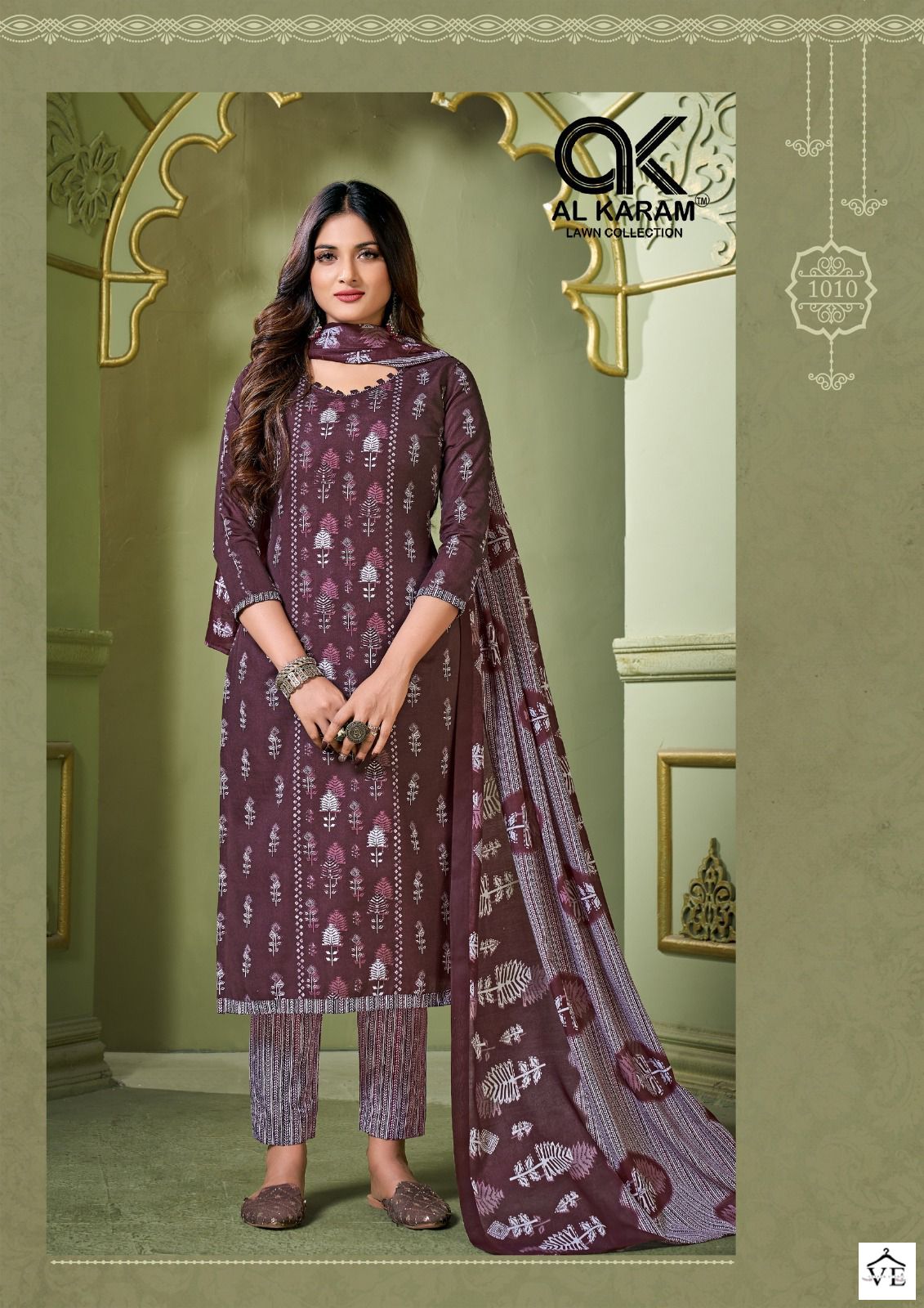 Al Karam Charizma Signature Print Cotton Wholesale Pakistani Salwar Suit Catalog — Wholesale Salwar Suits, Alkaram wholesale from Surat - Gallery Image 9
