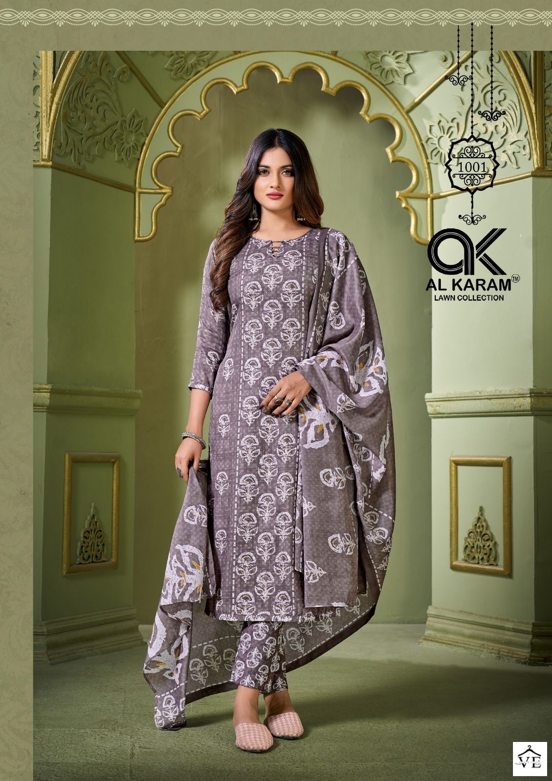 Al Karam Charizma Signature Print Cotton Wholesale Pakistani Salwar Suit Catalog — Wholesale Salwar Suits, Alkaram wholesale from Surat - Gallery Image 10