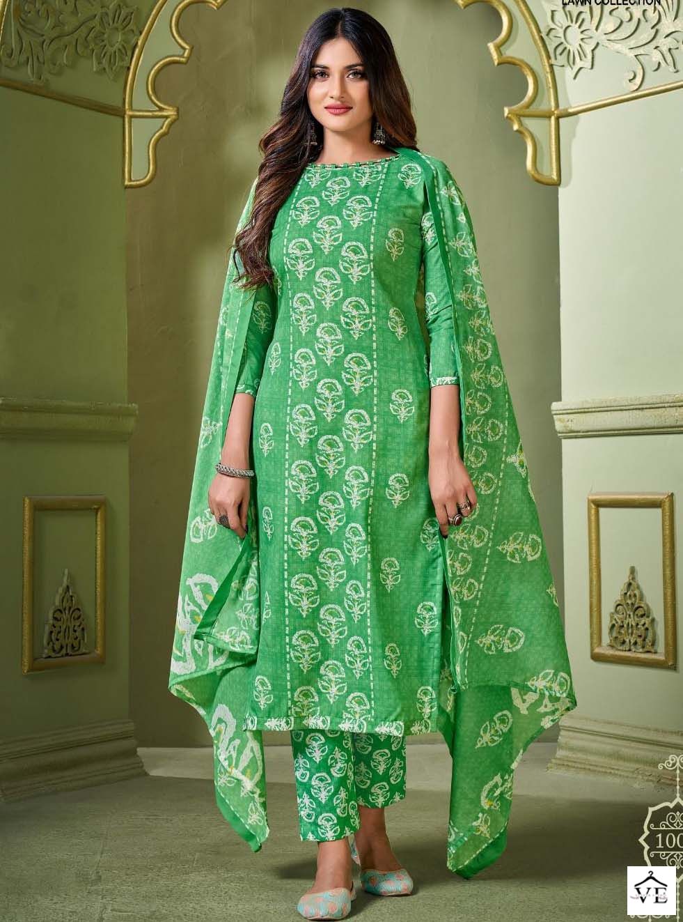 Al Karam Charizma Signature Print Cotton Wholesale Pakistani Salwar Suit Catalog — Wholesale Salwar Suits, Alkaram wholesale from Surat — view 1