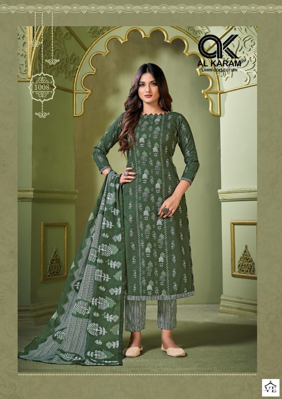 Al Karam Charizma Signature Print Cotton Wholesale Pakistani Salwar Suit Catalog — Wholesale Salwar Suits, Alkaram wholesale from Surat - Gallery Image 6