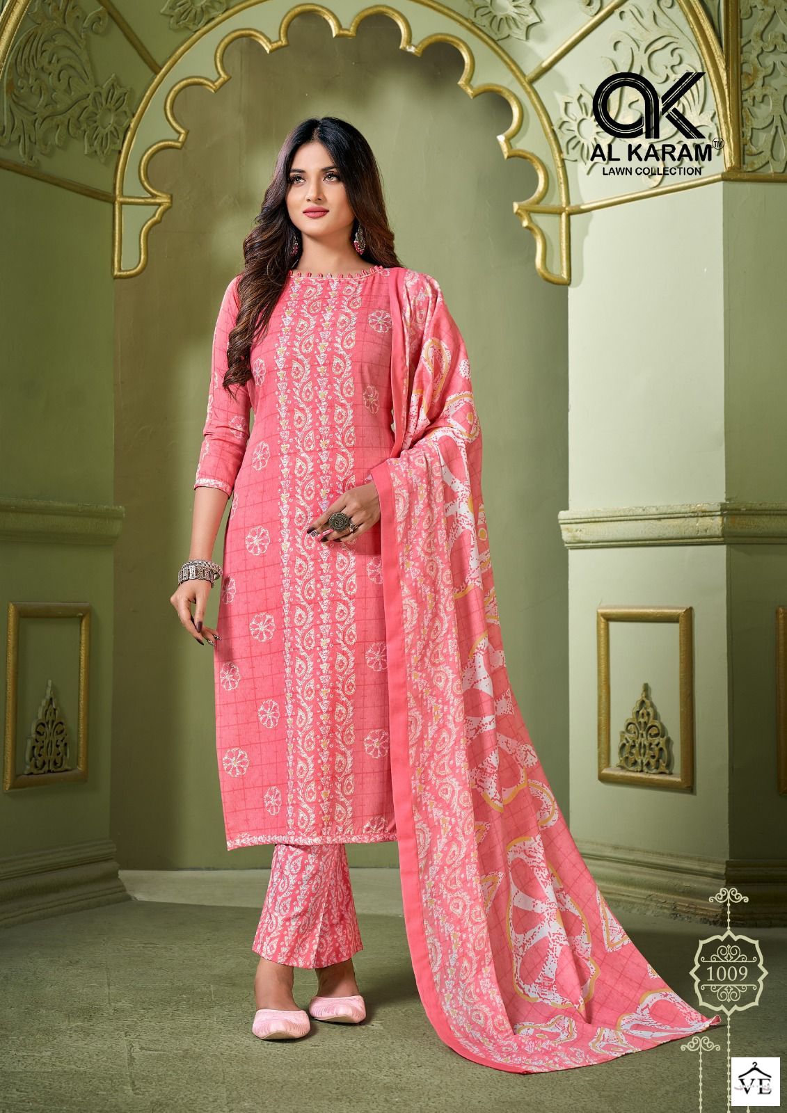 Al Karam Charizma Signature Print Cotton Wholesale Pakistani Salwar Suit Catalog — Wholesale Salwar Suits, Alkaram wholesale from Surat - Gallery Image 7