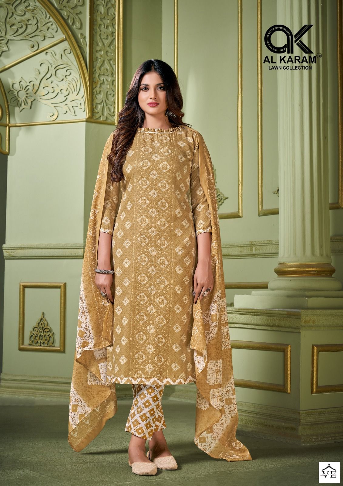 Al Karam Charizma Signature Print Cotton Wholesale Pakistani Salwar Suit Catalog — Wholesale Salwar Suits, Alkaram wholesale from Surat - Gallery Image 8