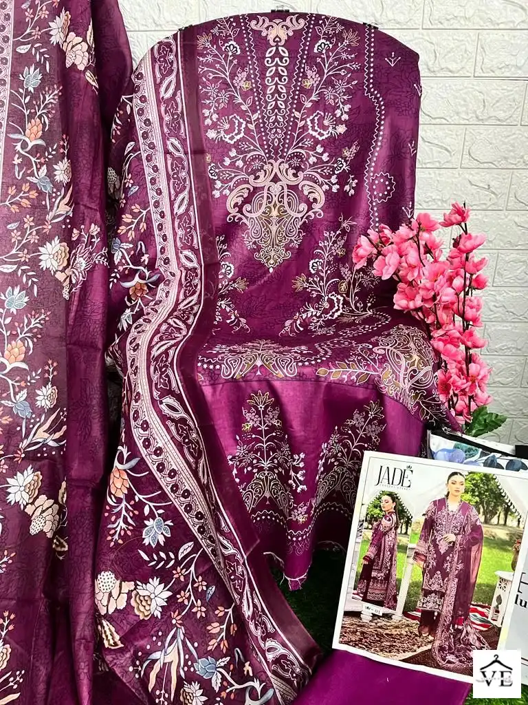 Jade Chevron Exclusive Heavy Lawn Collection Pure Heavy Lawn Wholesale Pakistani Suits Catalog — Wholesale Salwar Suits, MPA wholesale from Surat - Gallery Image 10