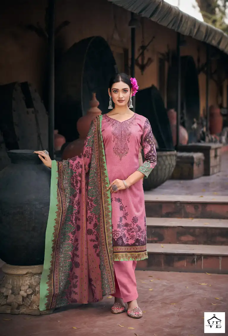 Azara Cinderella Pure Jam Cotton Wholesale Salwar Suit Catalog — Wholesale Salwar Suits, MPA wholesale from Surat - Gallery Image 2