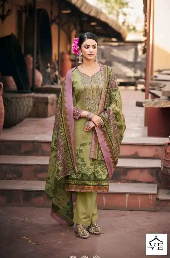 Azara Cinderella Pure Jam Cotton Wholesale Salwar Suit Catalog — Wholesale Salwar Suits, MPA wholesale from Surat - Gallery Image 3