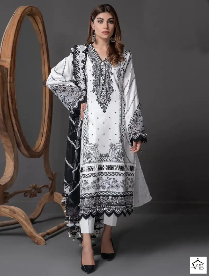 Ziaaz 200 Cotton Wholesale Pakistani Suit — Wholesale Salwar Suits, MPA wholesale from Surat — view 1