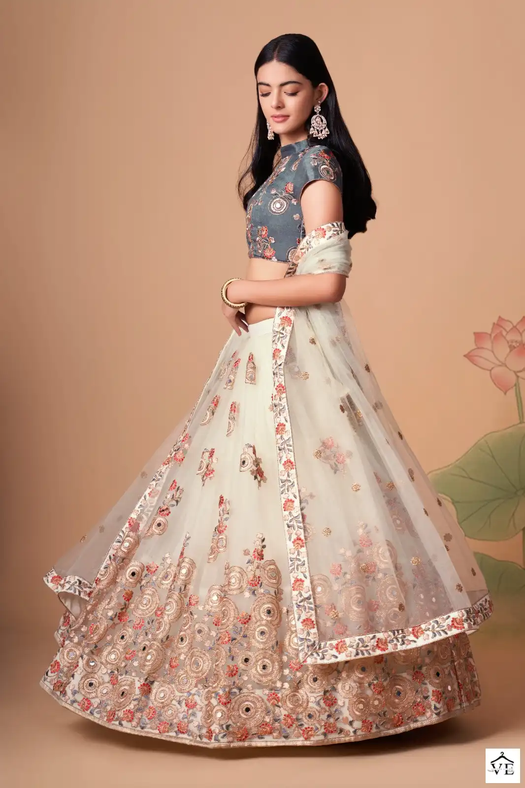 Zeel 7322 Net Wholesale Bridal Lehenga Catalog — Wholesale Lehenga, MPA wholesale from Surat - Gallery Image 2