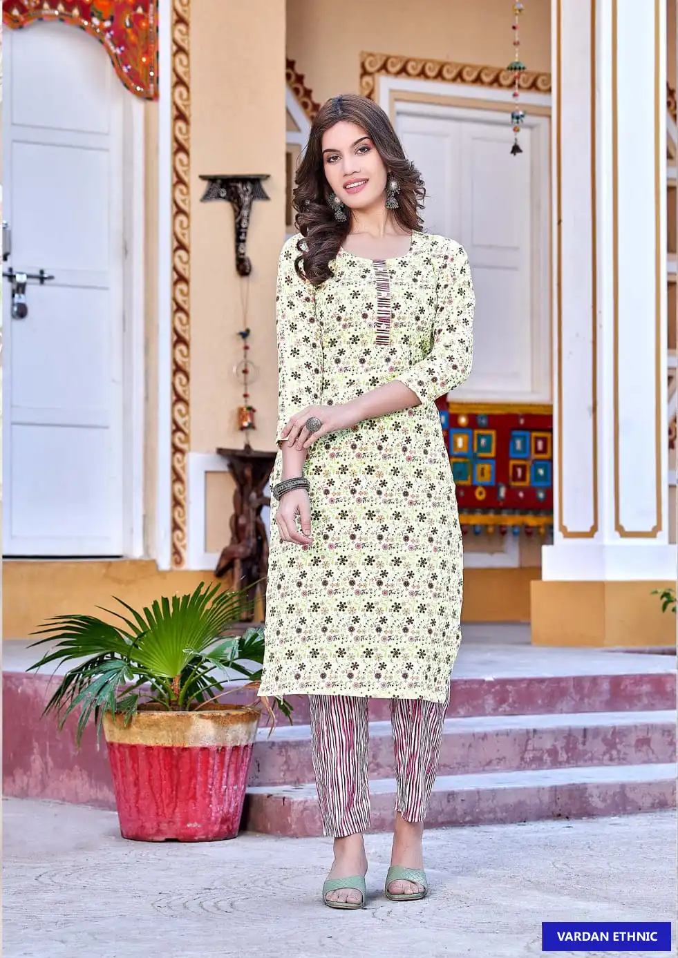 Tips & Tops Cotton Candy Vol 4 Cotton Wholesale Kurti With Bottom Catalog — Wholesale Kurtis, MPA wholesale from Surat - Gallery Image 2