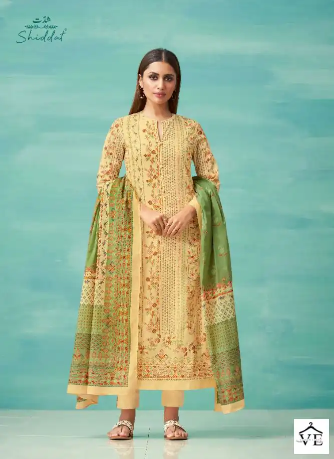 Shiddat Crosstitch Cotton Lawn Wholesale Salwar Suit Catalog — Wholesale Salwar Suits, MPA wholesale from Surat - Gallery Image 8