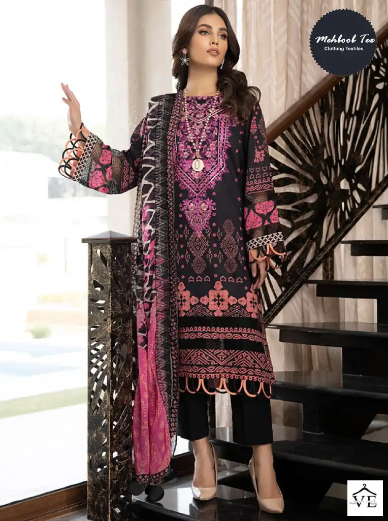 Charizma Vol 1 Lawn Collection Pure Cotton Wholesale Pakistani Suit — Wholesale Salwar Suits, MPA wholesale from Surat — view 1