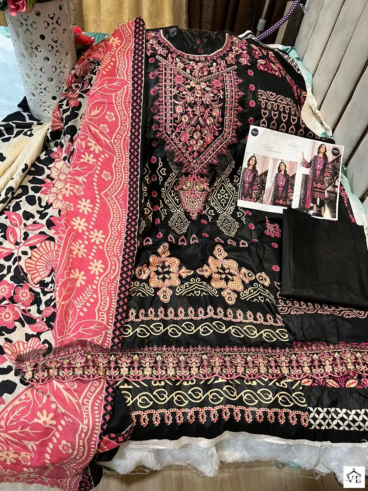 Charizma Vol 1 Lawn Collection Pure Cotton Wholesale Pakistani Suit — Wholesale Salwar Suits, MPA wholesale from Surat - Gallery Image 2