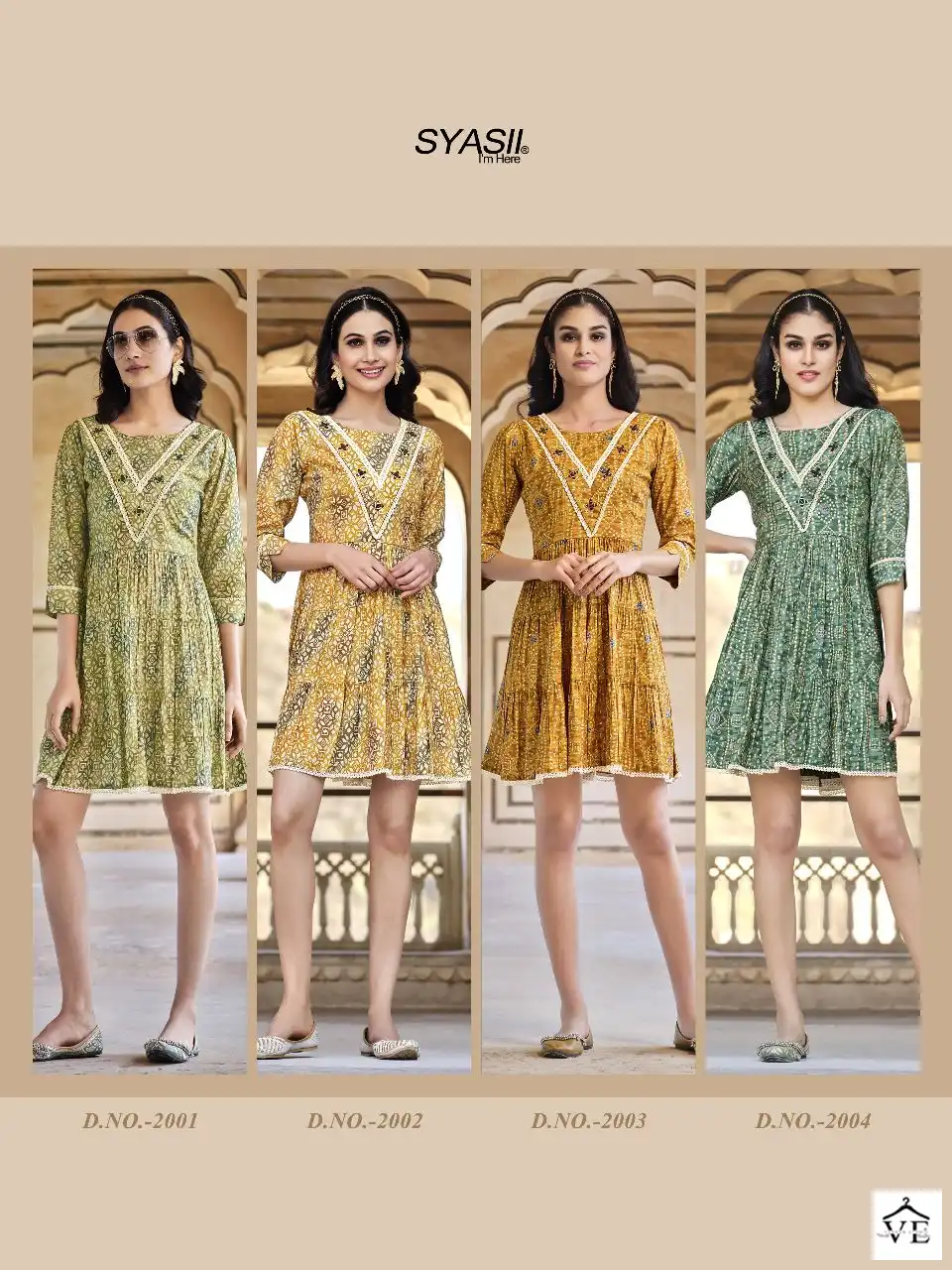 Syasii Charming Heavy Viscose Modal Wholesale Tunic Catalog — Wholesale Kurtis, MPA wholesale from Surat — view 5
