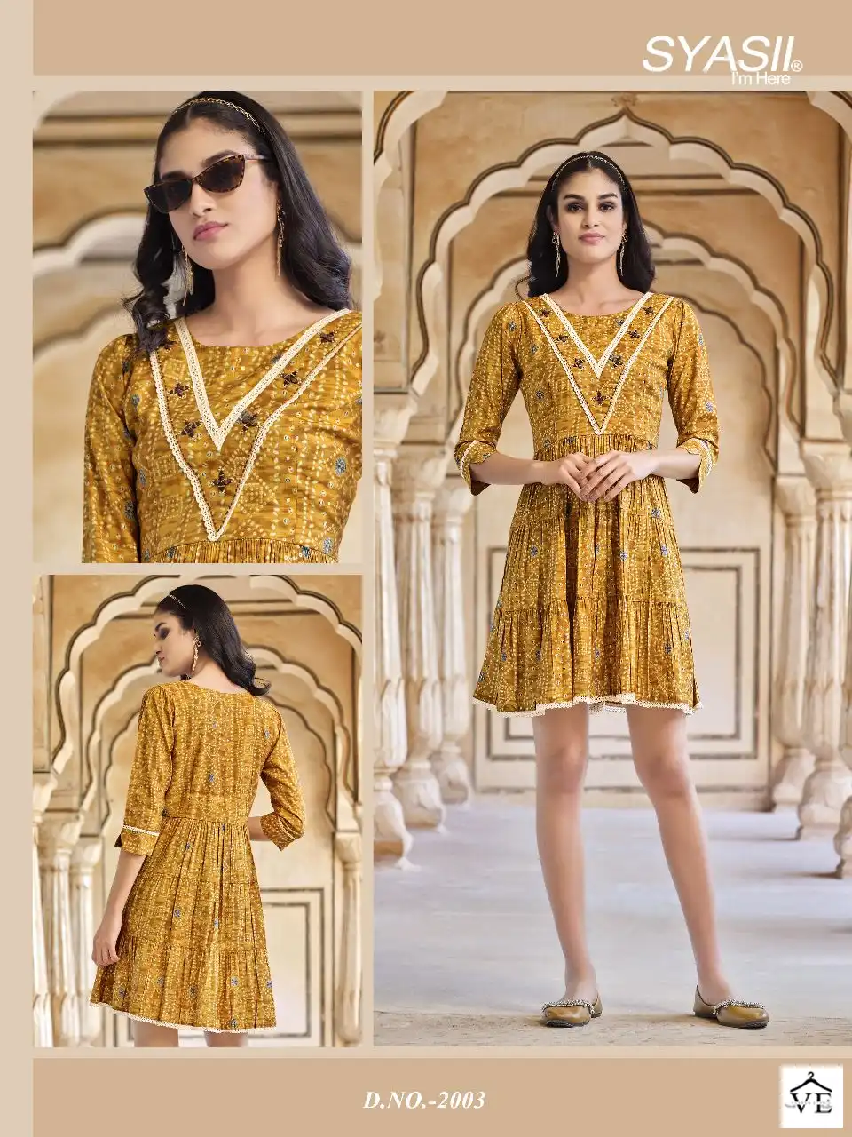 Syasii Charming Heavy Viscose Modal Wholesale Tunic Catalog — Wholesale Kurtis, MPA wholesale from Surat - Gallery Image 2