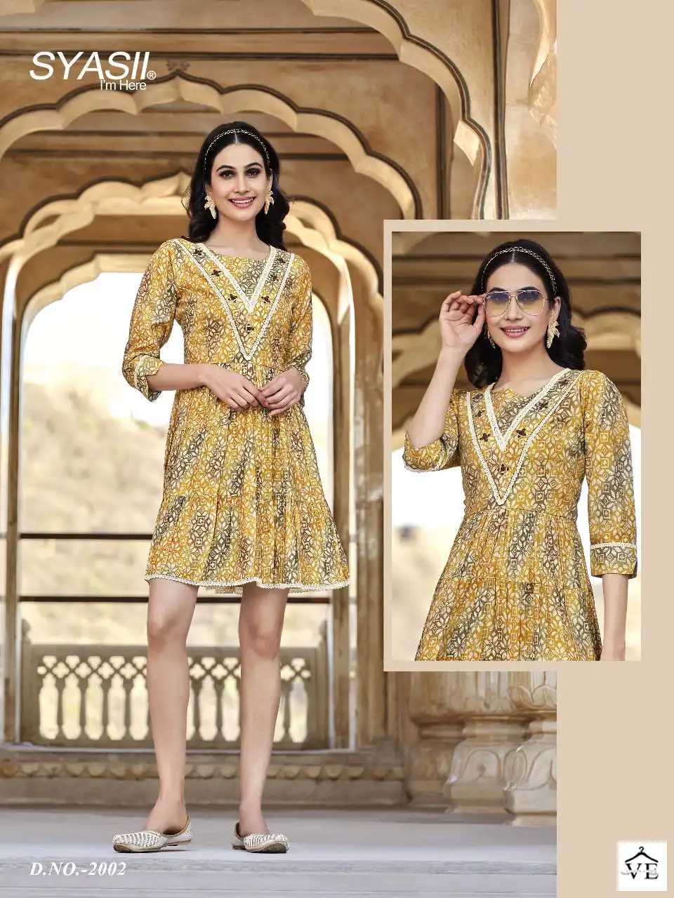 Syasii Charming Heavy Viscose Modal Wholesale Tunic Catalog — Wholesale Kurtis, MPA wholesale from Surat - Gallery Image 3