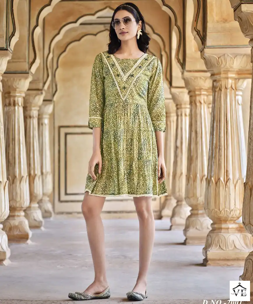 Syasii Charming Heavy Viscose Modal Wholesale Tunic Catalog — Wholesale Kurtis, MPA wholesale from Surat — view 1