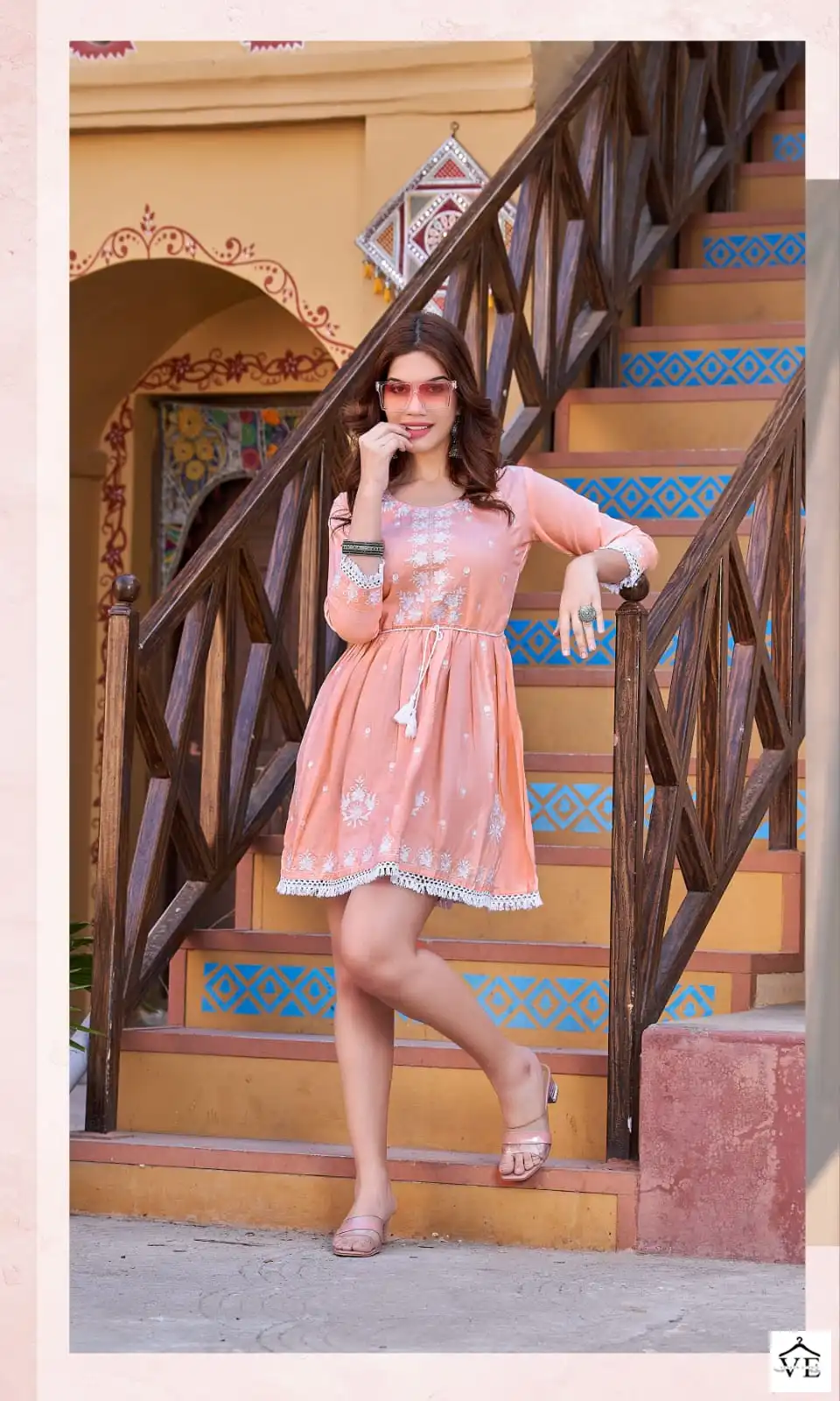 Ossm Cherry Vol 2 Rayon 14Kg Slub Wholesale Kurti Catalog — Wholesale Kurtis, MPA wholesale from Surat - Gallery Image 6