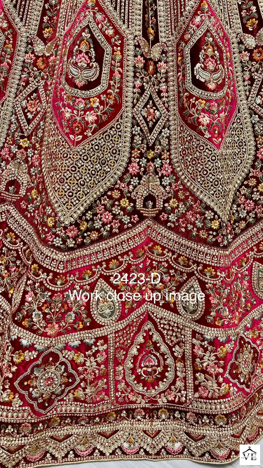 Arya 2423 Velvet Wholesale Bridal Lehenga Catalog — Wholesale Lehenga, MPA wholesale from Surat — view 13