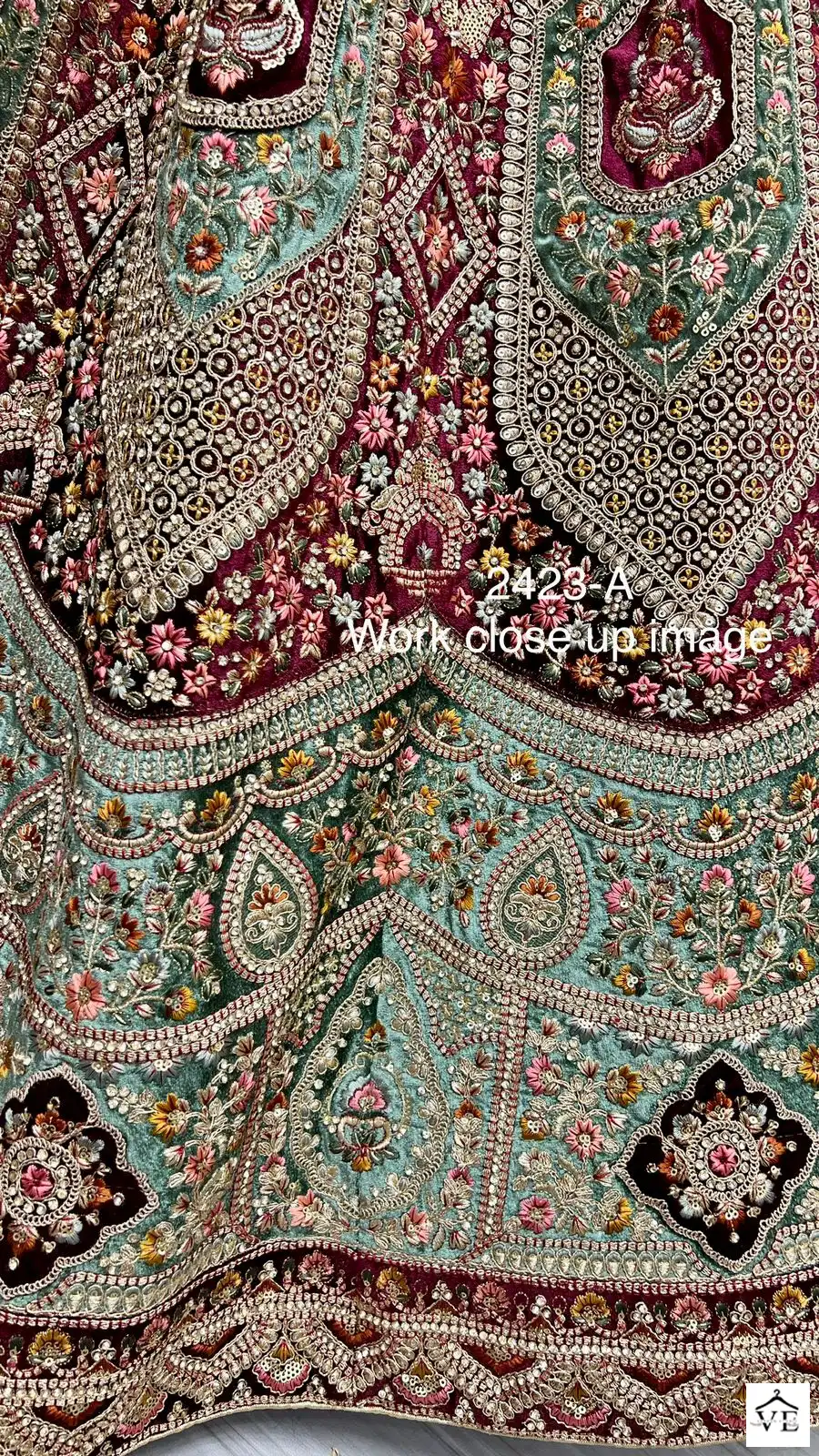 Arya 2423 Velvet Wholesale Bridal Lehenga Catalog — Wholesale Lehenga, MPA wholesale from Surat — view 16