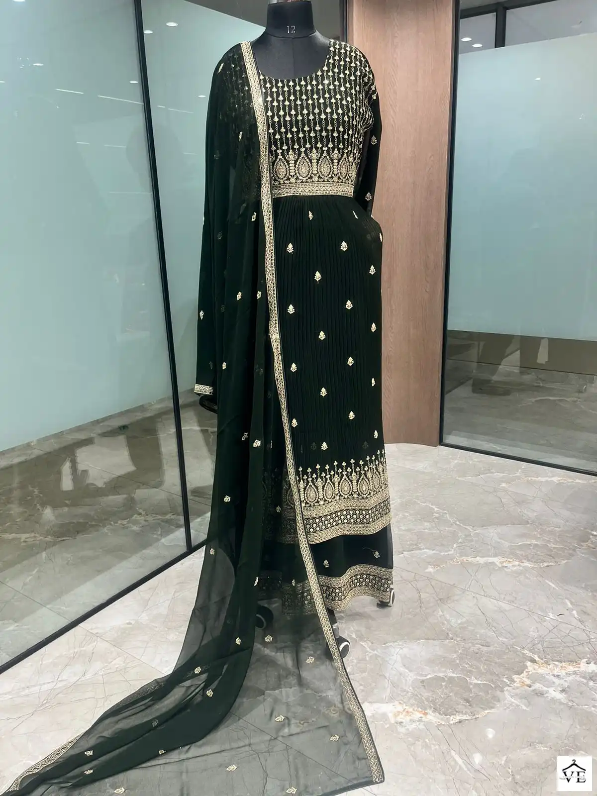 Utsav Suits Colour Chart 2 Georgette Wholesale Designer Suits Catalog — Wholesale Salwar Suits, MPA wholesale from Surat - Gallery Image 2