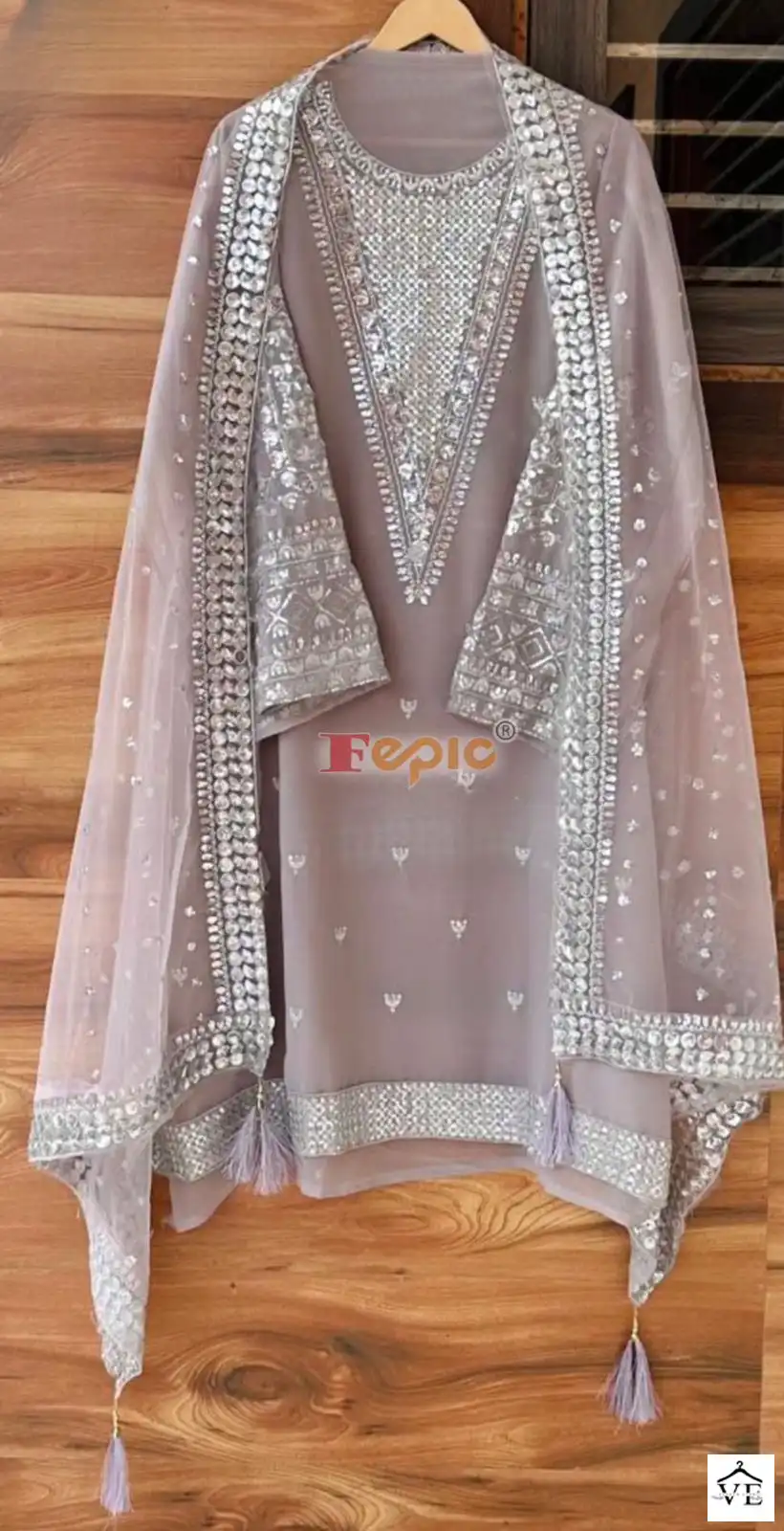 Fepic D-5408 Georgette Wholesale Pakistani Suit — Wholesale Salwar Suits, MPA wholesale from Surat — view 2