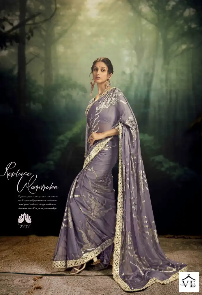 Mahaveera Elle Rangoli Jacquard Wholesale Designer Saree Catalog — Wholesale Sarees, MPA wholesale from Surat — view 2