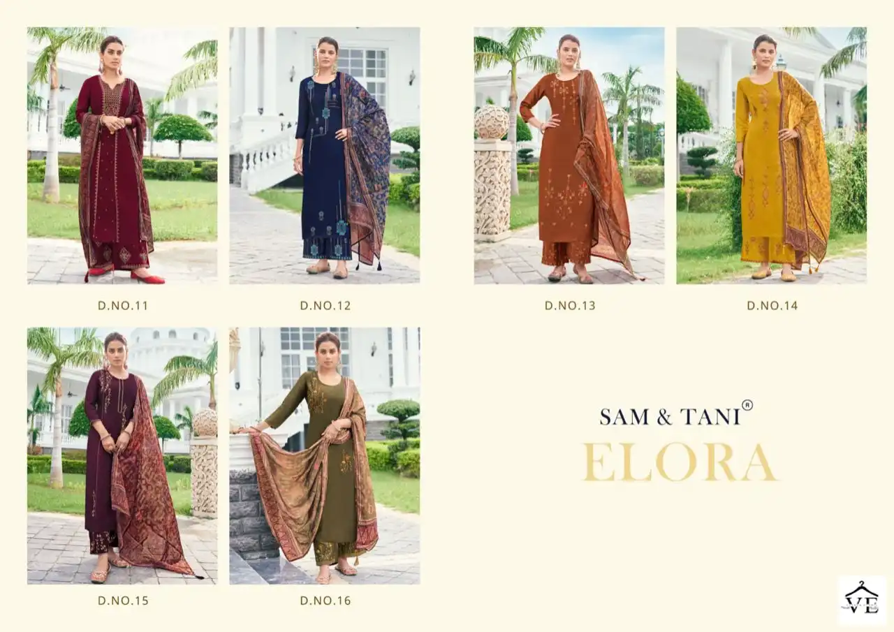 Sam &amp; Tani Elora Pure Bsy Chinon Parampara Silk Wholesale Readymade Salwar Suit Catalog — Wholesale Salwar Suits, MPA wholesale from Surat — view 8