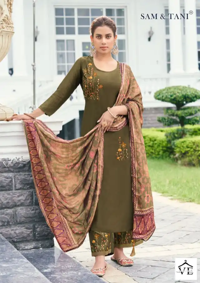 Sam & Tani Elora Pure Bsy Chinon Parampara Silk Wholesale Readymade Salwar Suit Catalog — Wholesale Salwar Suits, MPA wholesale from Surat - Gallery Image 5