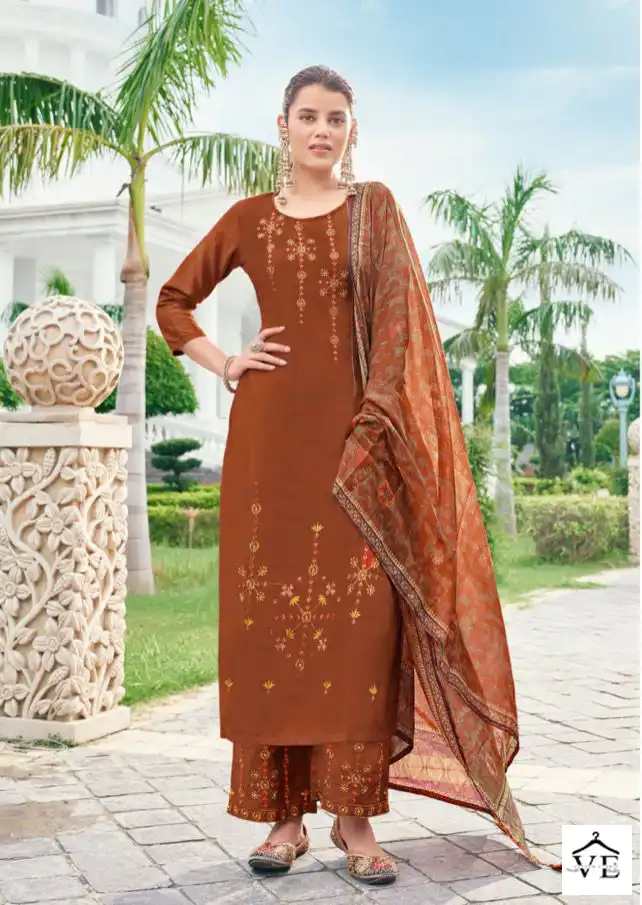 Sam & Tani Elora Pure Bsy Chinon Parampara Silk Wholesale Readymade Salwar Suit Catalog — Wholesale Salwar Suits, MPA wholesale from Surat - Gallery Image 6